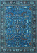 Oriental Light Blue Traditional Rug, urb2287lblu