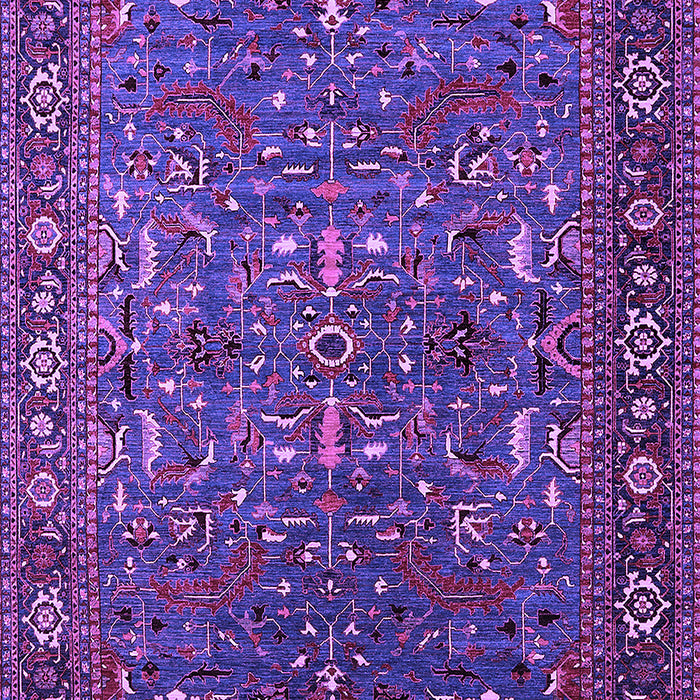 Machine Washable Oriental Purple Traditional Area Rugs, wshurb2287pur