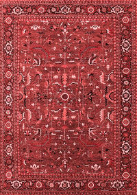 Oriental Red Traditional Rug, urb2287red