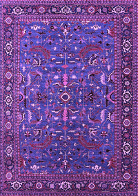 Oriental Purple Traditional Rug, urb2287pur