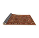 Sideview of Oriental Orange Traditional Rug, urb2287org