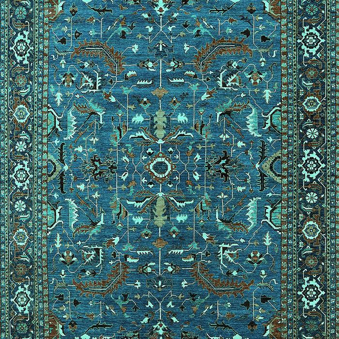 Oriental Turquoise Traditional Rug, urb2287turq