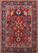 Mid-Century Modern Cranberry Red Oriental Rug, urb2288