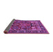 Sideview of Oriental Purple Industrial Rug, urb2288pur