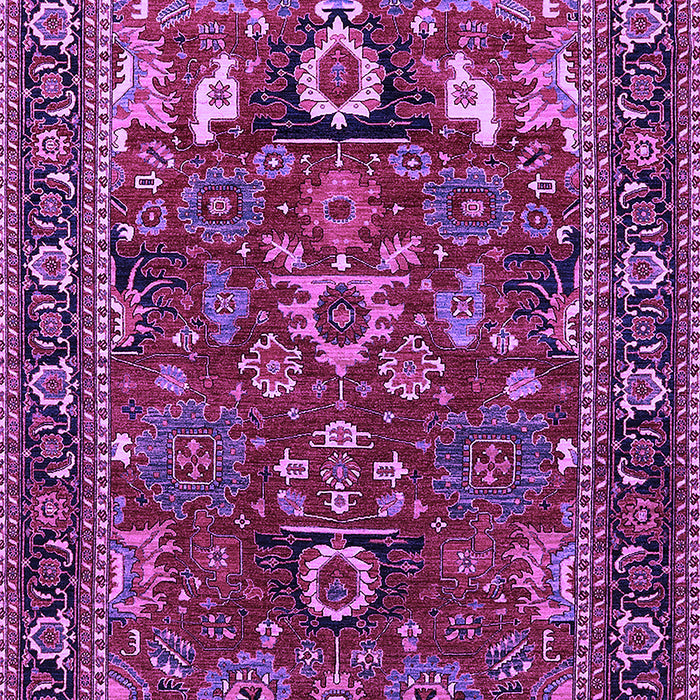 Machine Washable Oriental Purple Industrial Area Rugs, wshurb2288pur