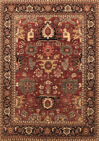 Oriental Brown Industrial Rug, urb2288brn