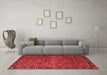 Industrial Red Washable Rugs