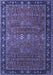 Oriental Blue Industrial Rug, urb2289blu