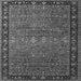 Square Oriental Gray Industrial Rug, urb2289gry