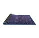 Sideview of Oriental Blue Industrial Rug, urb2289blu