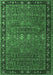 Oriental Emerald Green Industrial Rug, urb2289emgrn