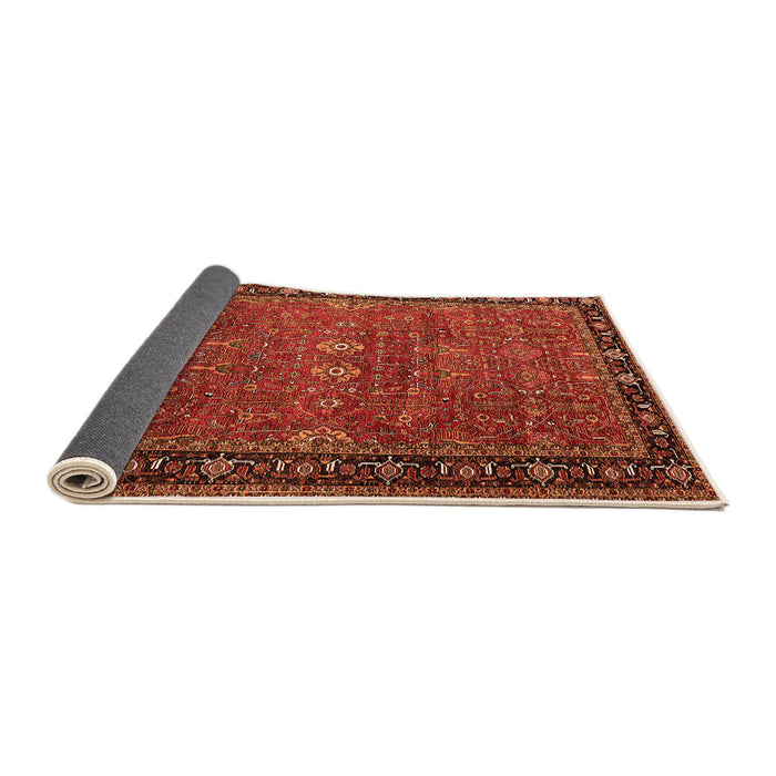 Sideview of Oriental Orange Industrial Rug, urb2289org