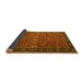 Sideview of Oriental Yellow Industrial Rug, urb2289yw