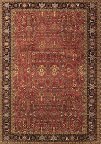 Oriental Brown Industrial Rug, urb2289brn