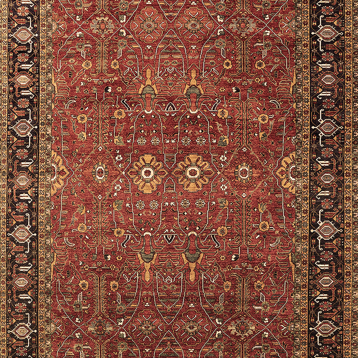 Oriental Brown Industrial Rug, urb2289brn