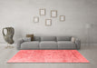 Industrial Red Washable Rugs