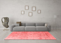 Machine Washable Oriental Red Industrial Rug, wshurb228red
