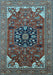 Machine Washable Persian Light Blue Traditional Rug, wshurb2290lblu