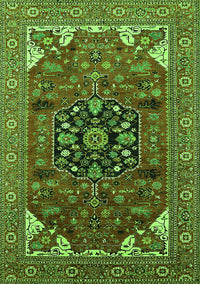 Persian Green Traditional Rug, urb2290grn