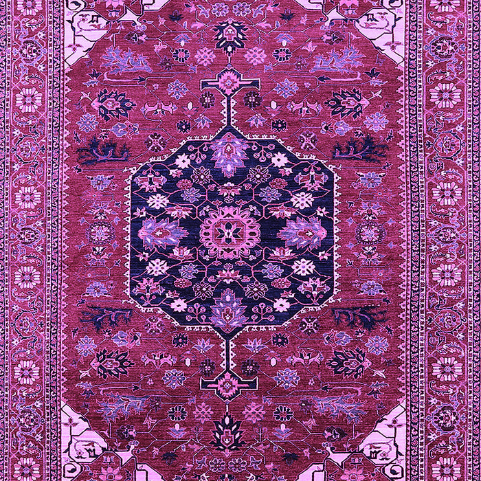 Machine Washable Persian Purple Traditional Area Rugs, wshurb2290pur