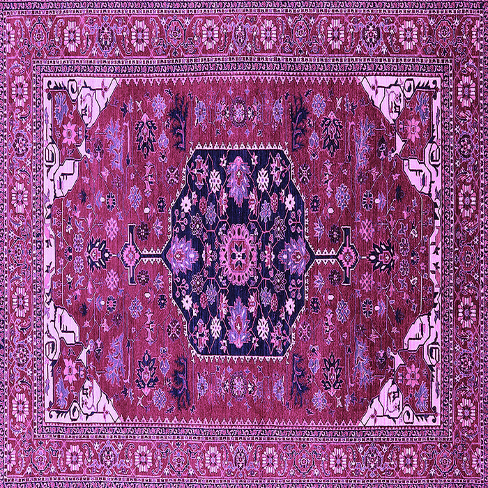 Square Persian Purple Traditional Rug, urb2290pur