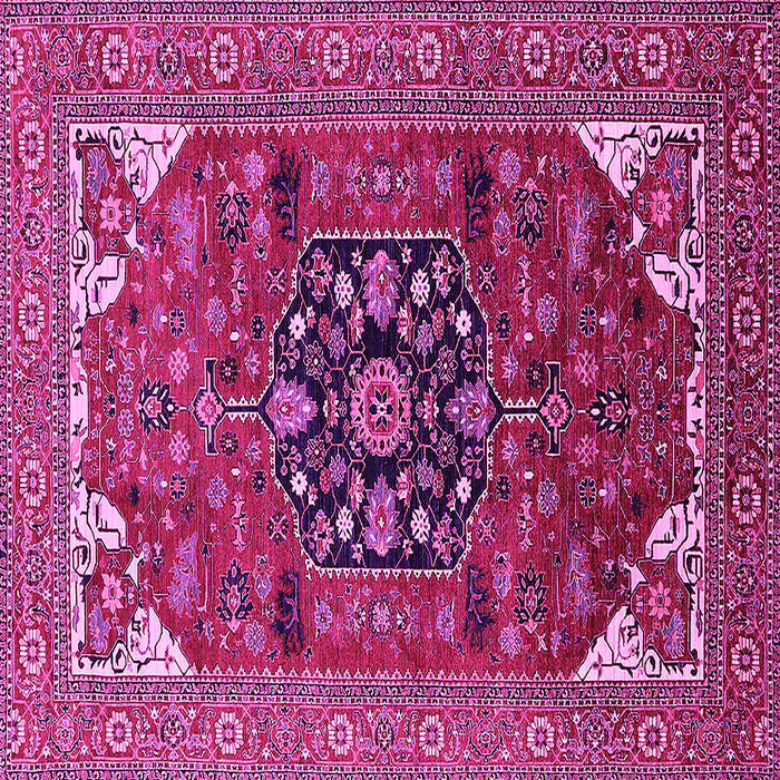 Square Persian Pink Traditional Rug, urb2290pnk