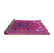 Sideview of Persian Pink Traditional Rug, urb2290pnk