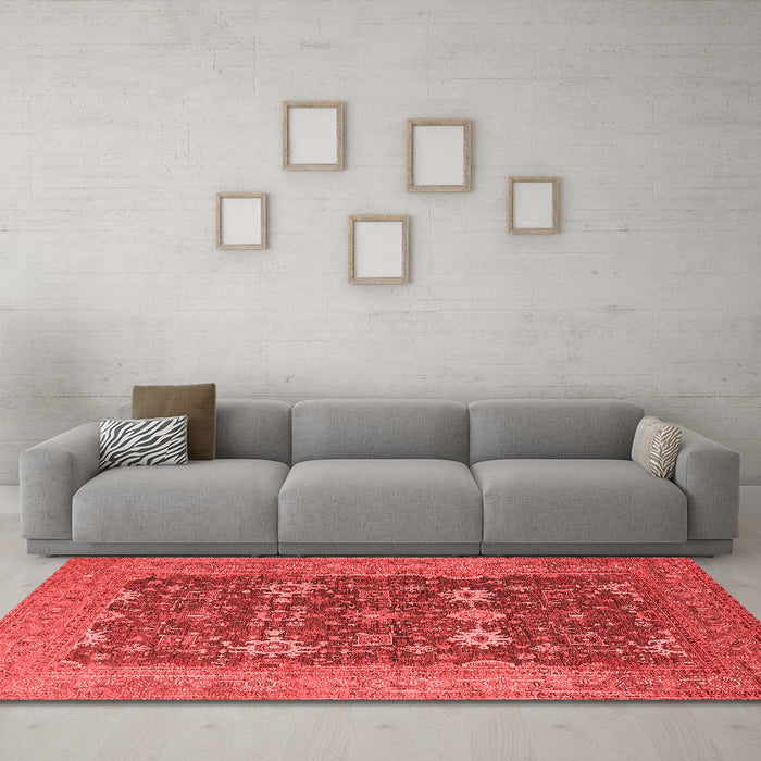Traditional Red Washable Rugs