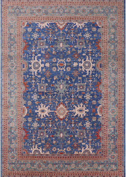 Mid-Century Modern Purple Oriental Rug, urb2291