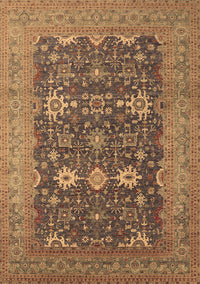 Oriental Brown Traditional Rug, urb2291brn