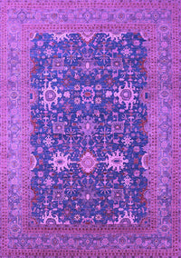 Oriental Purple Traditional Rug, urb2291pur