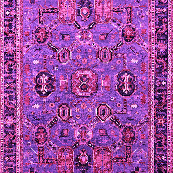Machine Washable Oriental Pink Traditional Rug, wshurb2292pnk