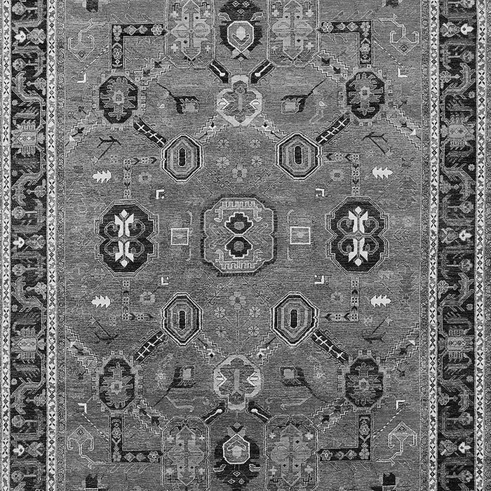 Machine Washable Oriental Gray Traditional Rug, wshurb2292gry