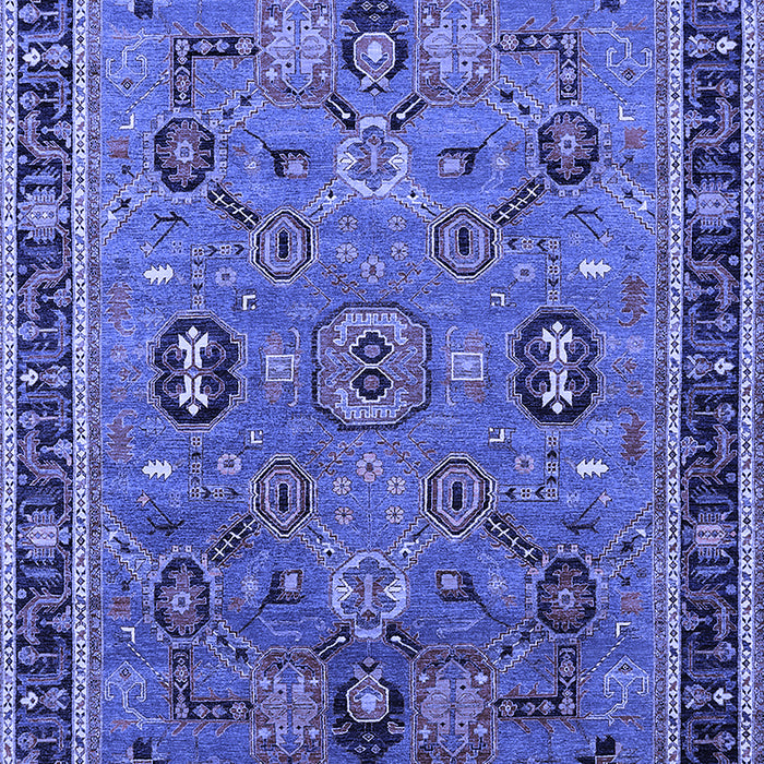 Oriental Blue Traditional Rug, urb2292blu