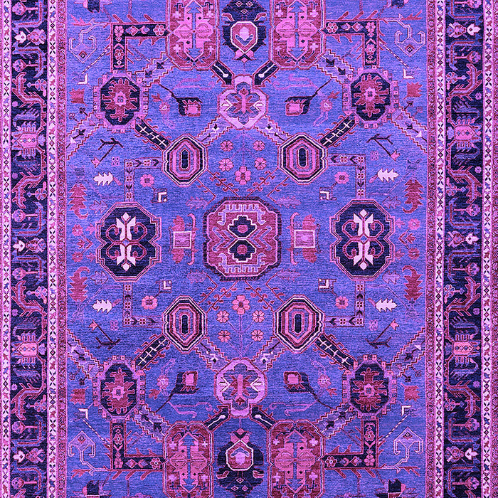 Machine Washable Oriental Purple Traditional Area Rugs, wshurb2292pur