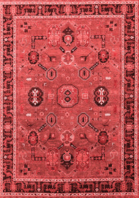 Oriental Red Traditional Rug, urb2292red