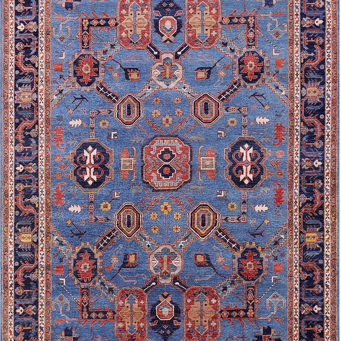 Mid-Century Modern Maroon Purple Oriental Rug, urb2292