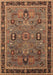 Oriental Brown Traditional Rug, urb2292brn