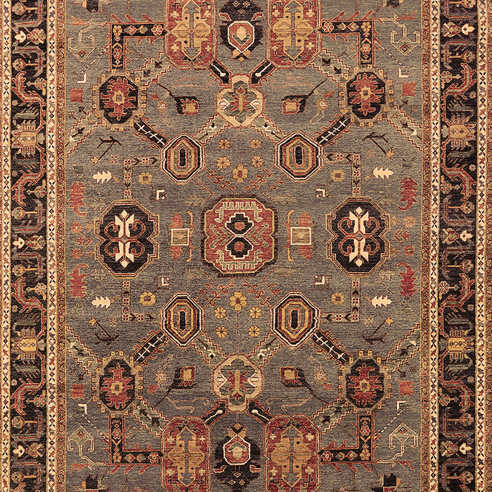 Machine Washable Oriental Brown Traditional Rug, wshurb2292brn