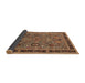 Sideview of Oriental Brown Traditional Rug, urb2292brn