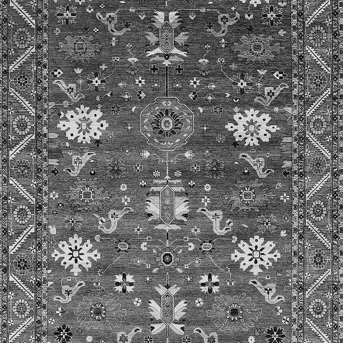 Machine Washable Oriental Gray Traditional Rug, wshurb2293gry