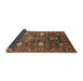 Sideview of Oriental Brown Traditional Rug, urb2293brn