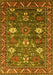 Oriental Yellow Traditional Rug, urb2293yw