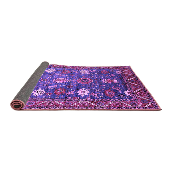 Sideview of Oriental Purple Traditional Rug, urb2293pur