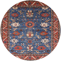 Round Machine Washable Industrial Modern Gunmetal Gray Rug, wshurb2293