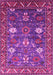 Machine Washable Oriental Pink Traditional Rug, wshurb2293pnk