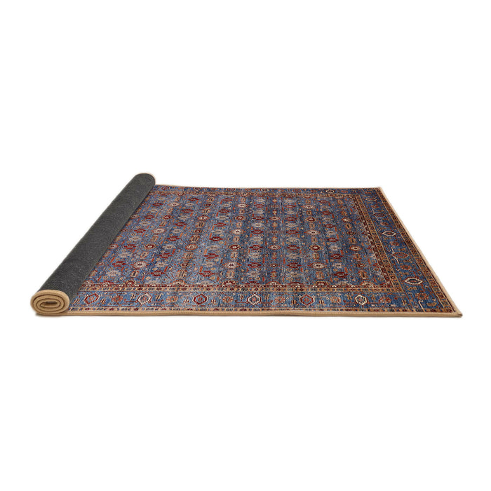 Sideview of Mid-Century Modern Chestnut Brown Oriental Rug, urb2294
