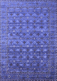 Oriental Blue Traditional Rug, urb2294blu