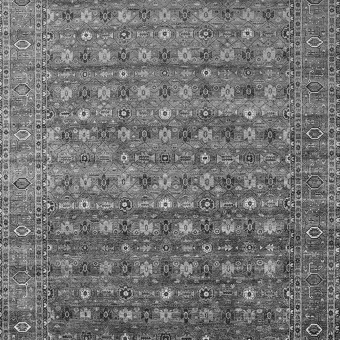Machine Washable Oriental Gray Traditional Rug, wshurb2294gry