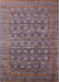 Mid-Century Modern Chestnut Brown Oriental Rug, urb2294